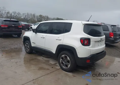 2016 Jeep Renegade Sport from USA, damaged, VIN ZACCJBATXGPC95935